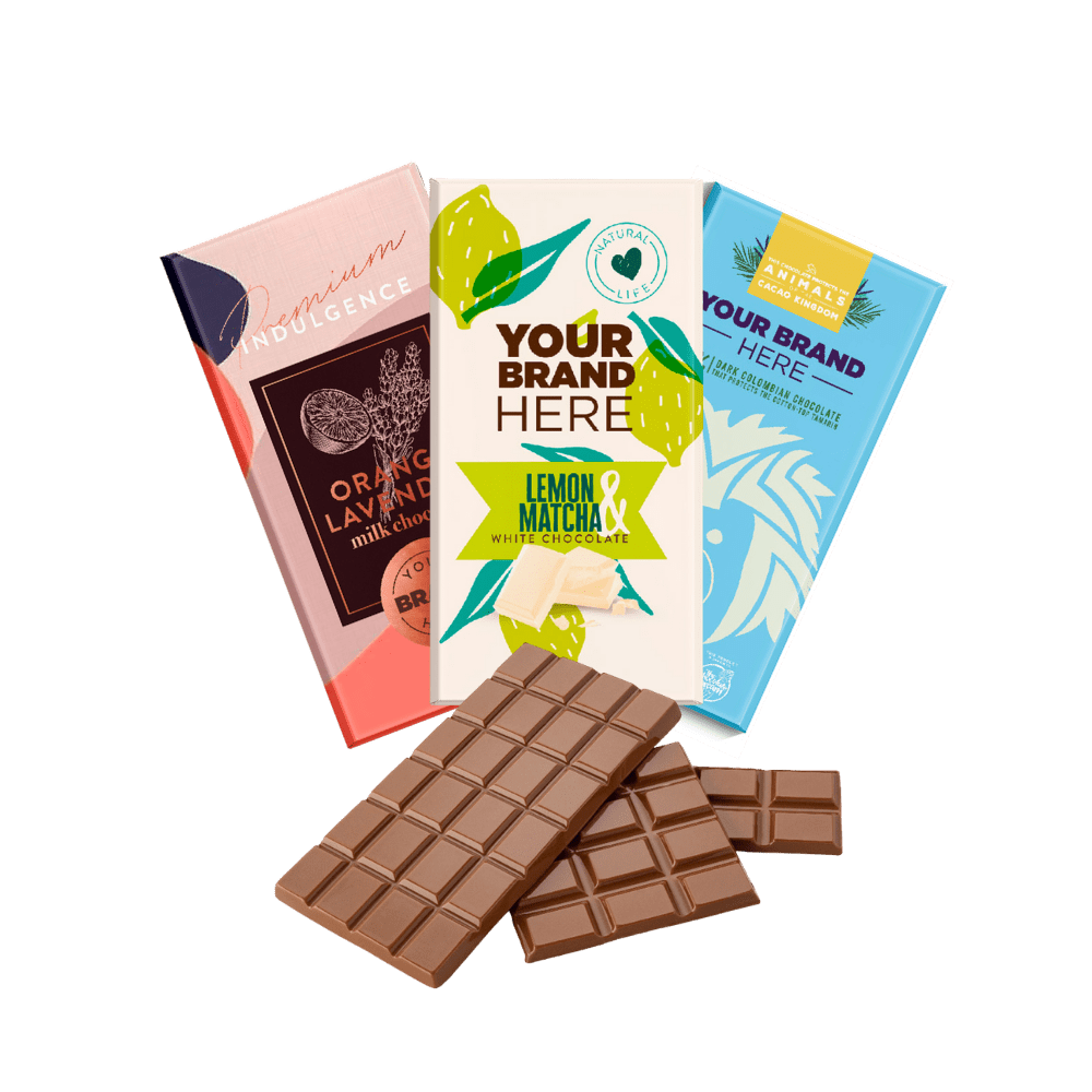 Chocolate bars for private label