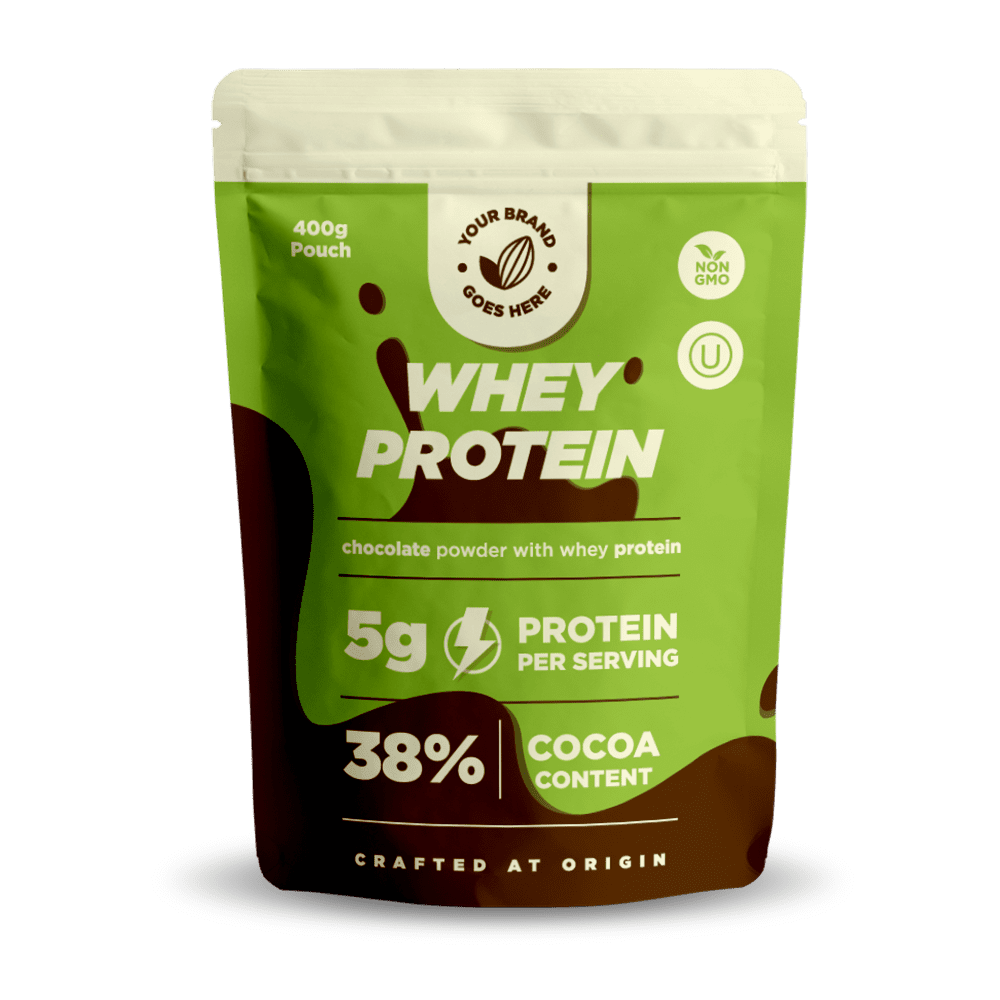 whey protein chocolate powder
